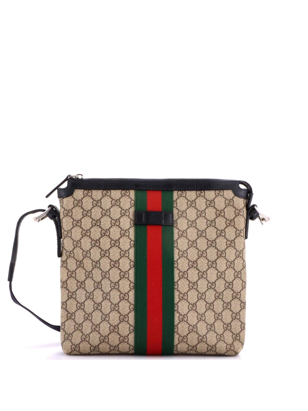 Gucci Web Messenger Bag Gg Coated #335216G11B